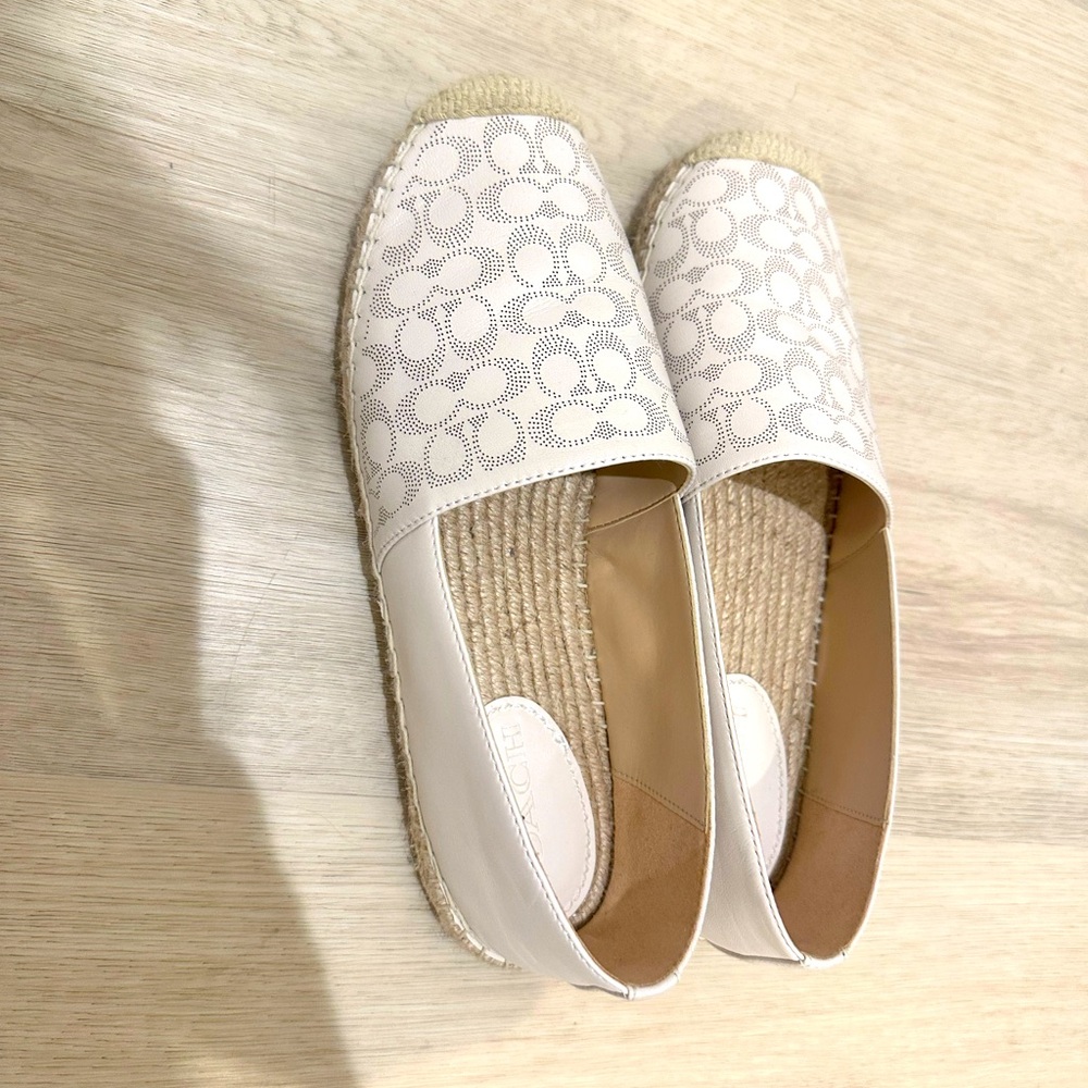 Brand new! Coach Espadrilles Size 8.5 NEVER WORN!